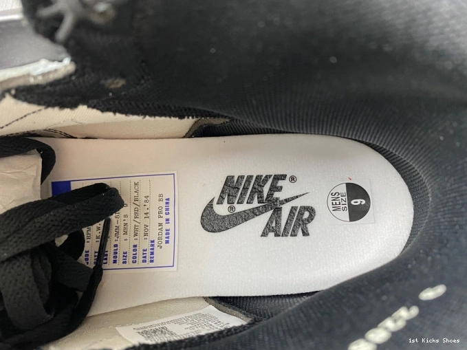 1st Kicks Shoes BQ4422-001 High (2023) Jordan 85 1 Black Retro White 0720